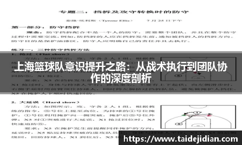 上海篮球队意识提升之路：从战术执行到团队协作的深度剖析